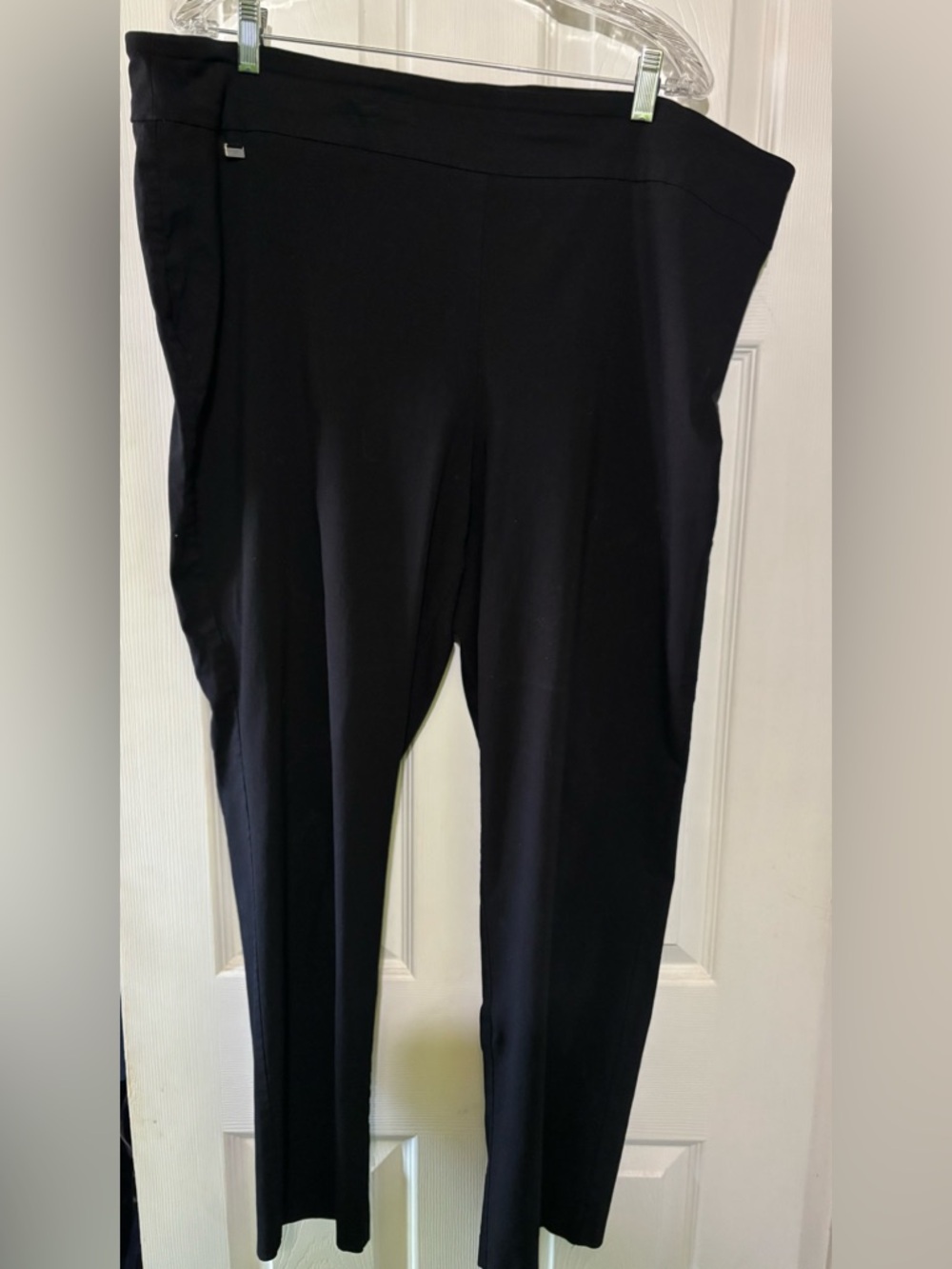 Avenue Black Straight Leg Pants